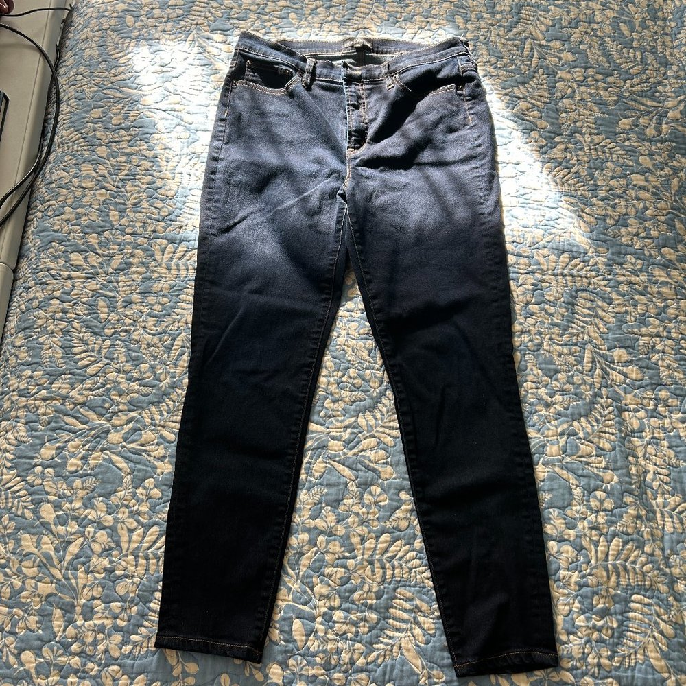 J. Crew Mercantile Women's Skinny Jeans Size 32 Dark Blue